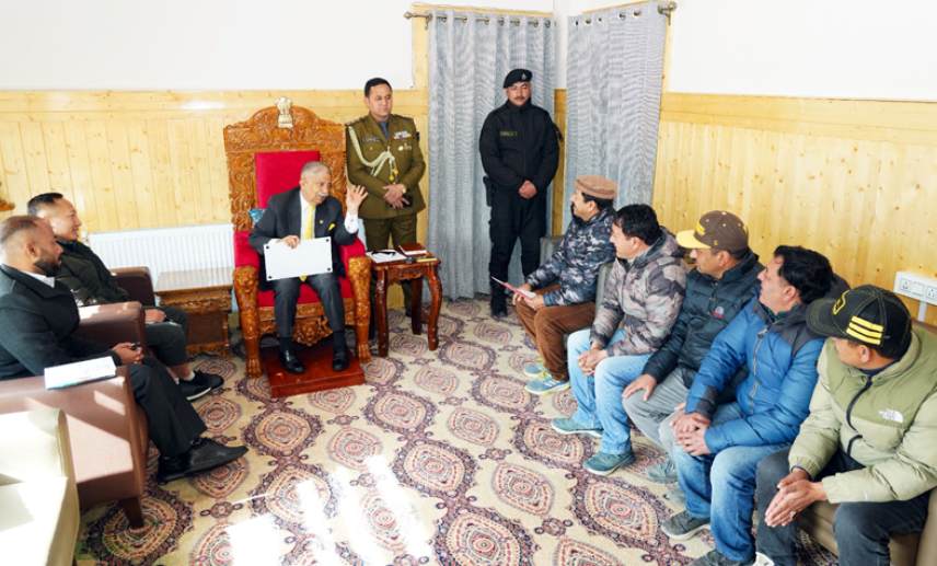 Several delegations call on LG Ladakh